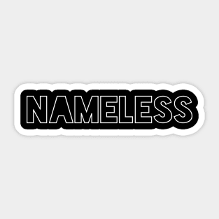 Nameless Sticker